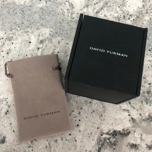 David Yurman Box and Pouch w/Ribbon